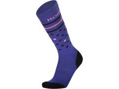 Ponožky Mons Royale merino LIFT ACCESS SOCK ultra blue / pink - Ponožky Mons Royale merino LIFT ACCESS SOCK ultra blue / pink