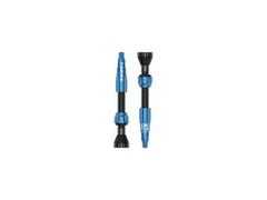 Bezdušové ventilky LEZYNE VALVE CNC TLR - 44MM BLUE - Bezdušové ventilky LEZYNE VALVE CNC TLR - 44MM BLUE