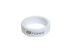 Podložka Force 1 1/8" AHEAD 10 mm Al, bílá - Podložka Force 1 1/8" AHEAD 10 mm Al, bílá