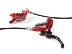 Kotoučová brzda Hope Tech 3 E4 červené Přední +zadní - Kotoučová brzda Hope Tech 3 E4 červené Přední +zadní