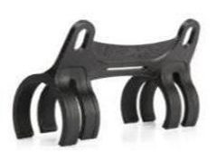 Držák na hustilku LEZYNE PUMP HV PUMP MOUNT W/STRAPS BLACK - Držák na hustilku LEZYNE PUMP HV PUMP MOUNT W/STRAPS BLACK