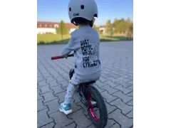 Dětská mikina Kolo je láska Svět potřebuje víc cyklistů - šedá - Dětská mikina Kolo je láska Svět potřebuje víc cyklistů - šedá