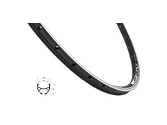 Ráfek Force PRIME 559x19 32děr, černý - Ráfek Force PRIME 559x19 32děr, černý