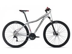Dámské horské kolo MAXBIKE Toba Lady 27.5" šedý mat / červená - Dámské horské kolo MAXBIKE Toba Lady 27.5" šedý mat / červená