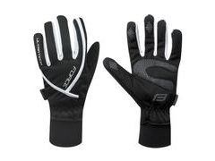 Rukavice cyklo zimní Force ULTRA TECH, černé - Rukavice cyklo zimní Force ULTRA TECH, černé