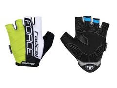 Rukavice Force RADICAL, fluo - bílo - černé - Rukavice Force RADICAL, fluo - bílo - černé