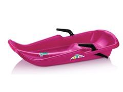 Kluzák / boby plastové Twister růžové - Kluzák / boby plastové Twister růžové