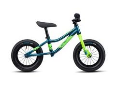 Dětské odrážedlo GHOST Powerkiddy 12 Dirty Blue/Metallic Lime Green Gloss - Dětské odrážedlo GHOST Powerkiddy 12 Dirty Blue/Metallic Lime Green Gloss