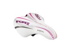 Dětské sedlo FORCE KIDS 16-20", bílo-růžové - Dětské sedlo FORCE KIDS 16-20", bílo-růžové
