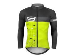Dres FORCE SQUARE dlouhý rukáv,fluo-šedý - Dres FORCE SQUARE dlouhý rukáv,fluo-šedý