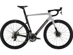 Silniční kolo Cannondale Super Six EVO Hi-MOD 1 - Mercury / Raw Carbon, Brushed Chrome and Smoke Black - Silniční kolo Cannondale Super Six EVO Hi-MOD 1 - Mercury / Raw Carbon, Brushed Chrome and Smoke Black