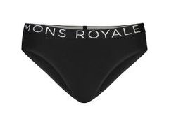 Kalhotky Mons Royale merino FOLO BRIEF black - Kalhotky Mons Royale merino FOLO BRIEF black