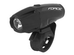 světlo přední FORCE SHARK 700LM USB, černé - světlo přední FORCE SHARK 700LM USB, černé