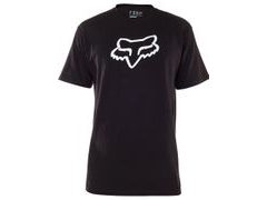 Pánské tričko FOX LEGACY FOX HEAD BASIC SS TEE-černé - Pánské tričko FOX LEGACY FOX HEAD BASIC SS TEE-černé