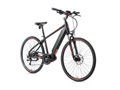 Pánské krosové elektrokolo Leader Fox BEND 28" černá mat/oranžová 2018 - Pánské krosové elektrokolo Leader Fox BEND 28" černá mat/oranžová 2018