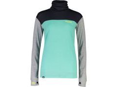 Triko Mons Royale merino YOTEI BF HIGH NECK mint edge - Triko Mons Royale merino YOTEI BF HIGH NECK mint edge