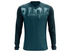 Dres Dlouhý rukáv Ghost RIDE Line - Dark Ice Blue 2022 - Dres Dlouhý rukáv Ghost RIDE Line - Dark Ice Blue 2022