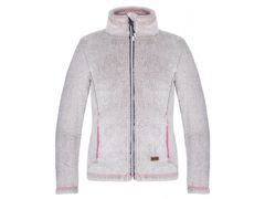 Mikina dětská LOAP CHASCA fleece hnědá žíhaná - Mikina dětská LOAP CHASCA fleece hnědá žíhaná