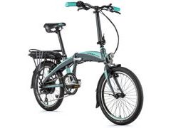 Skládací elektrokolo TIFTON 20", 2020-5 ŠEDÁ MAT/SVĚTLE ZELENÁ - Skládací elektrokolo TIFTON 20", 2020-5 ŠEDÁ MAT/SVĚTLE ZELENÁ