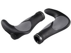 Gripy FORCE GEL s integrovanými rohy 102mm, černo-šedá - Gripy FORCE GEL s integrovanými rohy 102mm, černo-šedá