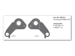 Koncovka rámu Ghost EZ 2131 - SHIMANO - Koncovka rámu Ghost EZ 2131 - SHIMANO
