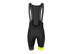 Pánské kraťasy se šráky a vložkou FORCE FASHION, černo-fluo - Pánské kraťasy se šráky a vložkou FORCE FASHION, černo-fluo
