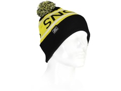 Kulich Mons Royale merino POM-POM BEANIE black / citrus - Kulich Mons Royale merino POM-POM BEANIE black / citrus