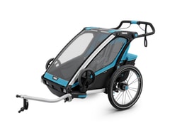 Cyklovozík Thule Chariot Sport 2 dvoumístný blue/black 2017 - Cyklovozík Thule Chariot Sport 2 dvoumístný blue/black 2017