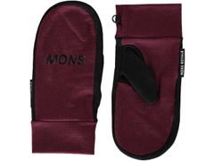 Palčáky Mons Royale merino MAGNUM MITTS burgundy / black - Palčáky Mons Royale merino MAGNUM MITTS burgundy / black
