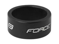 Podložka FORCE 1 1/8" AHEAD 15 mm Al, černá - Podložka FORCE 1 1/8" AHEAD 15 mm Al, černá