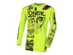 Dětský volný dres O'NEAL ELEMENT YOUTH JERSEY ATTACK NEON YELLOW/BLACK 