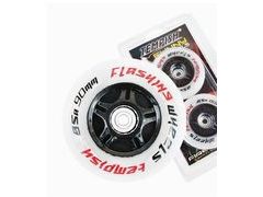 Kolečka Tempish FLASHING 76x24mm 85A 2ks modré - Kolečka Tempish FLASHING 76x24mm 85A 2ks modré