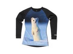 Dámské funkční triko ARMADA HAVEN BASELAYER CREW snow weasel / black - Dámské funkční triko ARMADA HAVEN BASELAYER CREW snow weasel / black
