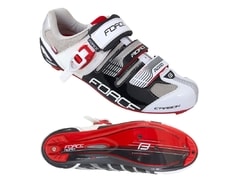 Silniční tretry Force ROAD CARBON, černo-bílé - Silniční tretry Force ROAD CARBON, černo-bílé