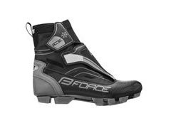 tretry zimní FORCE MTB ICE21, černé - tretry zimní FORCE MTB ICE21, černé