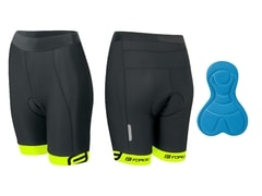Kraťasy Force KID do pasu s vložkou, černo - fluo - Kraťasy Force KID do pasu s vložkou, černo - fluo
