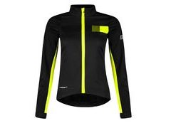 Dámská bunda Force Frost softshell zimní - Černo - Fluo 