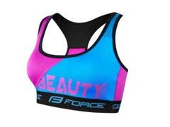 Sportovní podprsenka Force BEAUTY, modrá-růžová - Sportovní podprsenka Force BEAUTY, modrá-růžová