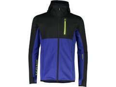 Mikina Mons Royale merino APPROACH TECH MID HOODY ultra blue / black - Mikina Mons Royale merino APPROACH TECH MID HOODY ultra blue / black