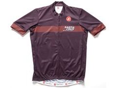 Dres s krátkým rukávem Santa Cruz DASH XC JERSEY eggplant - Dres s krátkým rukávem Santa Cruz DASH XC JERSEY eggplant
