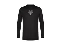 Pánský dres s dlouhým rukávem FOX RANGER Ls Jersey Head, Black - Pánský dres s dlouhým rukávem FOX RANGER Ls Jersey Head, Black
