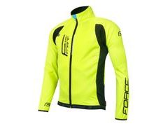 Cyklo bunda Force X80 tenký softshell, UNI, fluo - Cyklo bunda Force X80 tenký softshell, UNI, fluo