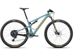 Horské kolo Santa Cruz Blur 29" Carbon, gloss aqua and yellow 2020 - Horské kolo Santa Cruz Blur 29" Carbon, gloss aqua and yellow 2020