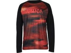 Triko s dlouhým rukávem ARMADA CONTRA CREW L/S red resin - Triko s dlouhým rukávem ARMADA CONTRA CREW L/S red resin