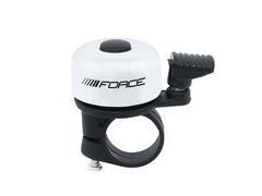 Zvonek FORCE MINI Fe/plast 22,2mm paličkový, bílý - Zvonek FORCE MINI Fe/plast 22,2mm paličkový, bílý