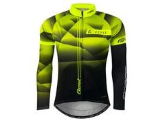 Dres FORCE BEST dlouhý rukáv,fluo-černý - Dres FORCE BEST dlouhý rukáv,fluo-černý