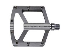 Pedály BMX FLAT standard závit 9/16" titanově šedé - Pedály BMX FLAT standard závit 9/16" titanově šedé