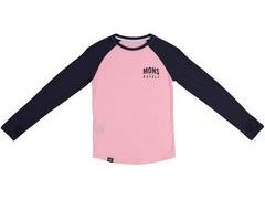 Dívčí merino triko Mons Royale GROMS LS rosewater / 9 iron - Dívčí merino triko Mons Royale GROMS LS rosewater / 9 iron
