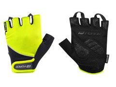 Rukavice FORCE GEL, fluo-černé - Rukavice FORCE GEL, fluo-černé