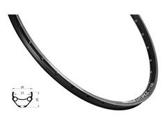 ráfek FORCE PRIME 622x21, 36děr, černý - ráfek FORCE PRIME 622x21, 36děr, černý